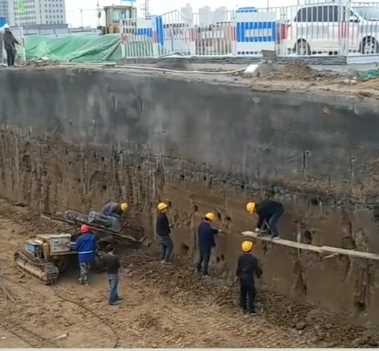 淮南谢家集区土钉墙支护