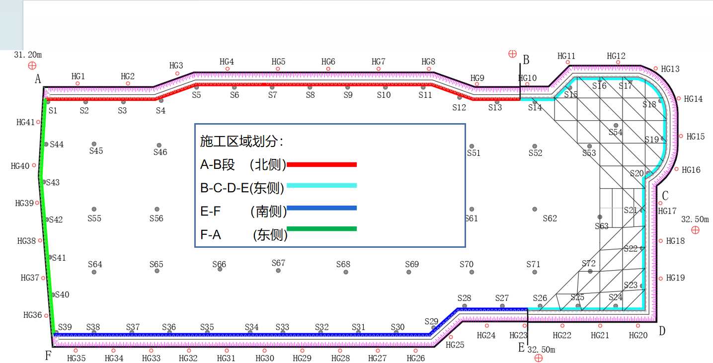 淮南谢家集区基坑支护设计